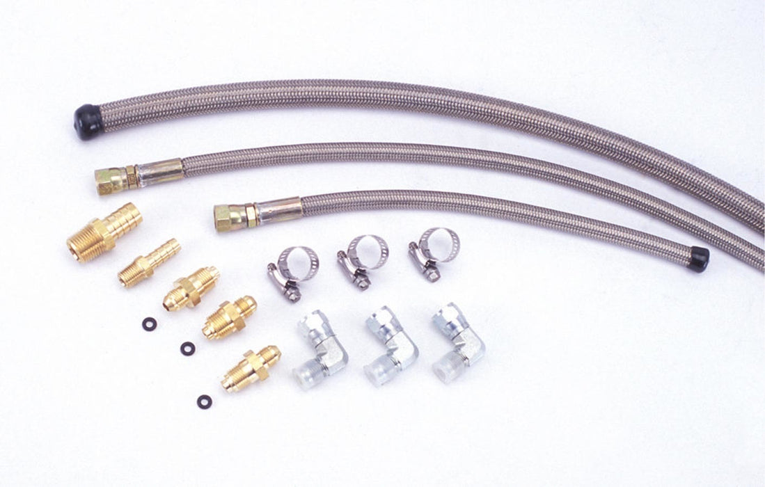 FLAMING RIVER FR1610 Stainless Braided Hose Kit