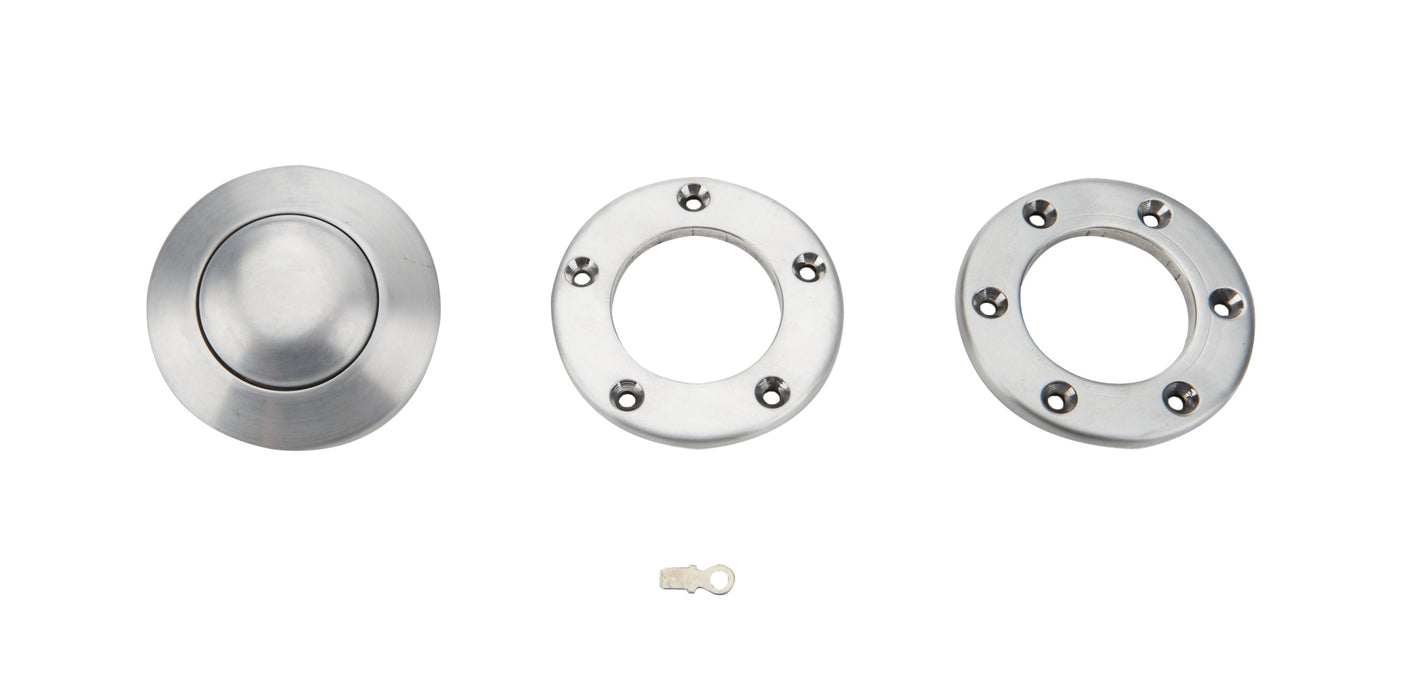 FLAMING RIVER FR20119HN Horn Button 5/6 Bolt Mill Finish