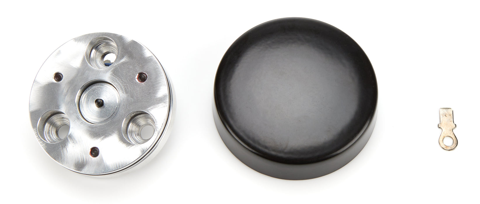FLAMING RIVER FR20175HNBK Horn Button 3 Bolt Mill Black