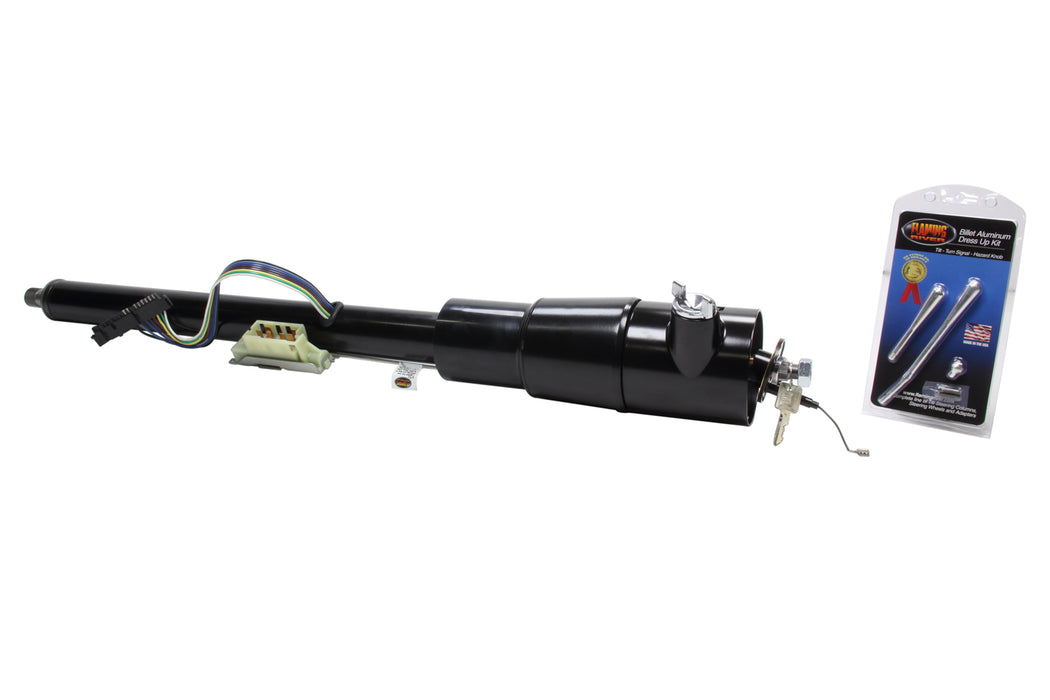 FLAMING RIVER FR30006-48BK 73-87 GM C10 Direct Fit Steering Tilt Column