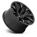 Fuel 1PC D80320007547 D803 20X10 5X5.0 G-BLK-MILL -18MM - Truck Part Superstore