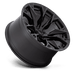 Fuel 1PC D80420007547 D804 20X10 5X5.0 BLK-OUT -18MM - Truck Part Superstore