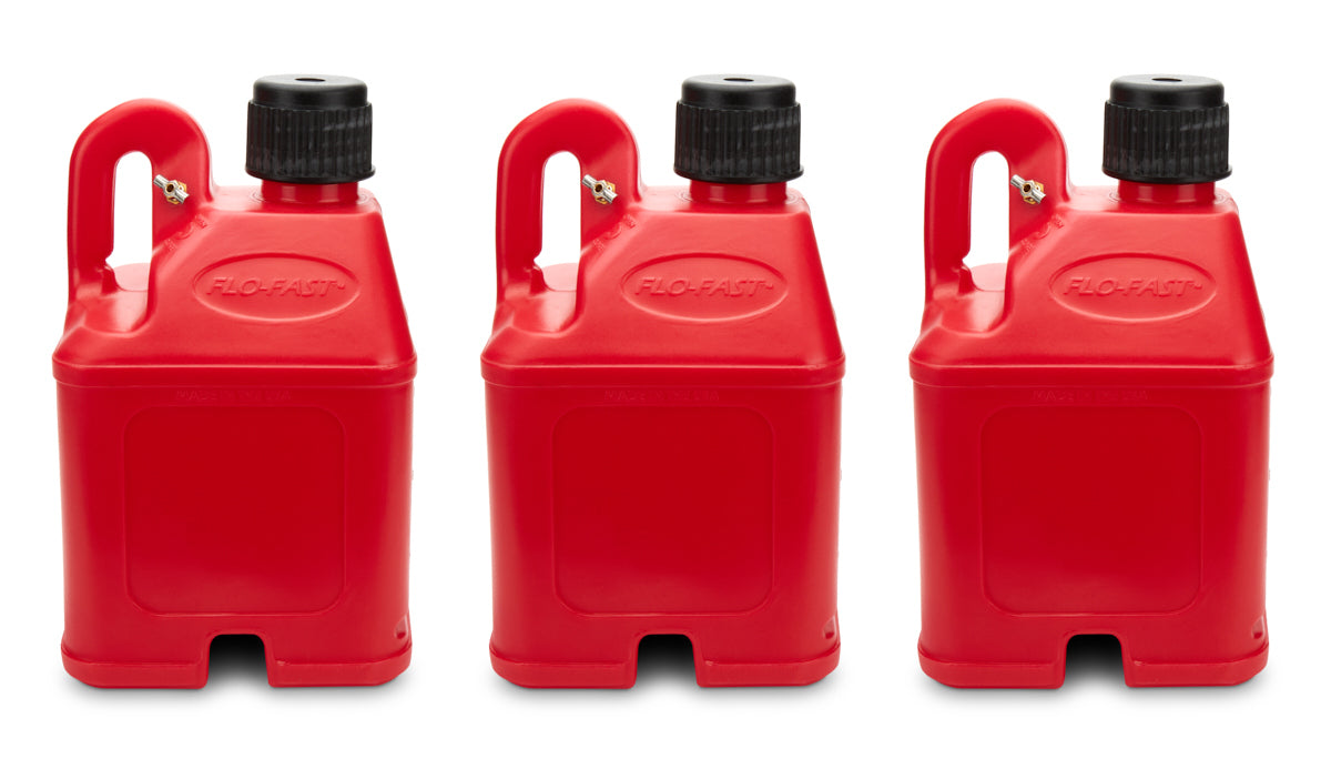 FLO-FAST 50101-3 Utility Container Red (Case of 3) Stackable