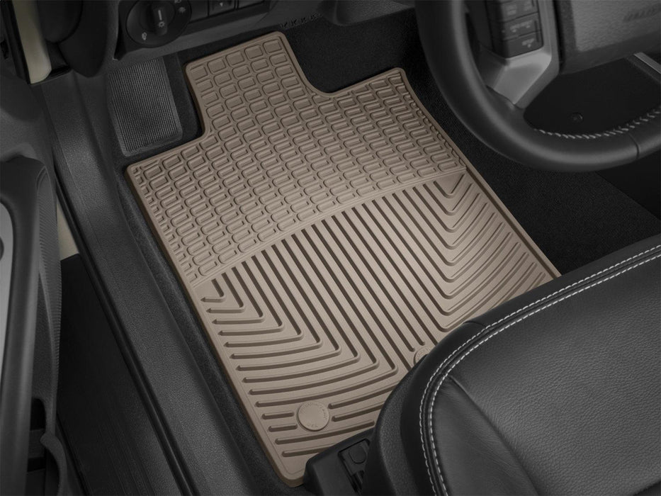 Weathertech WTCT292244245 - All Weather Floor Mats Tan Front Rear and Third Row - Truck Part Superstore