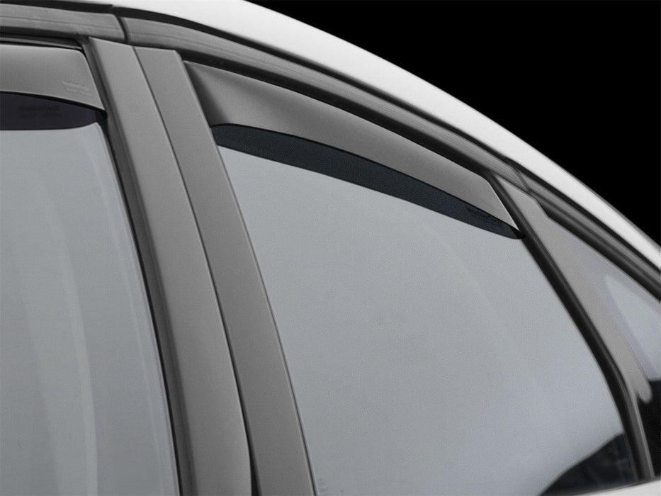 Weathertech 81732 Rear Side Window Deflectors, Dark Smoke - Truck Part Superstore