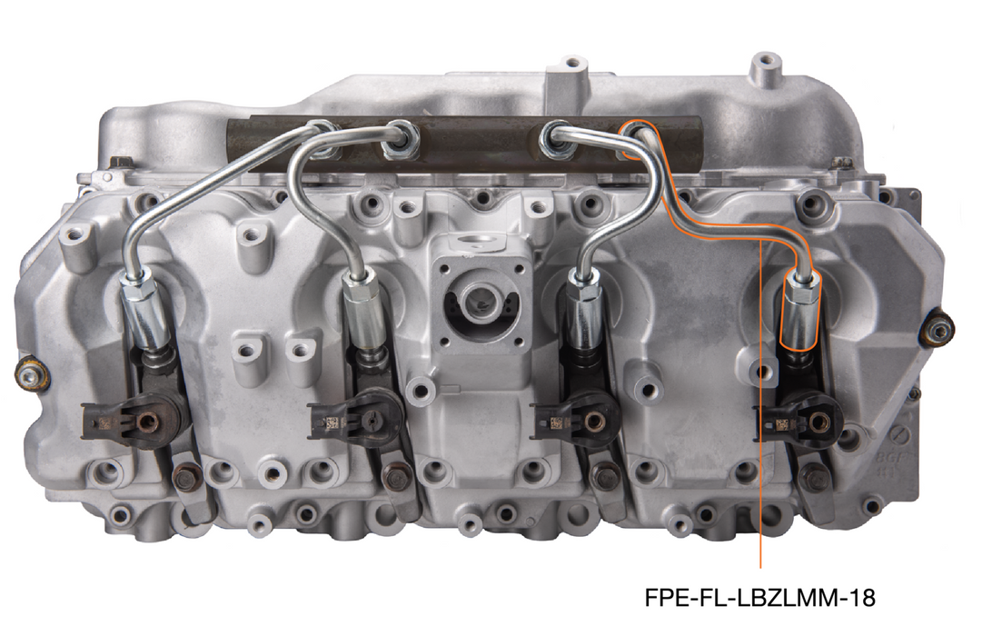 Fleece Performance FPE-FL-LBZLMM-18 LBZ/LMM Duramax High Pressure Injection Line (Number 1 and Number 8) Fleece Performance - Truck Part Superstore