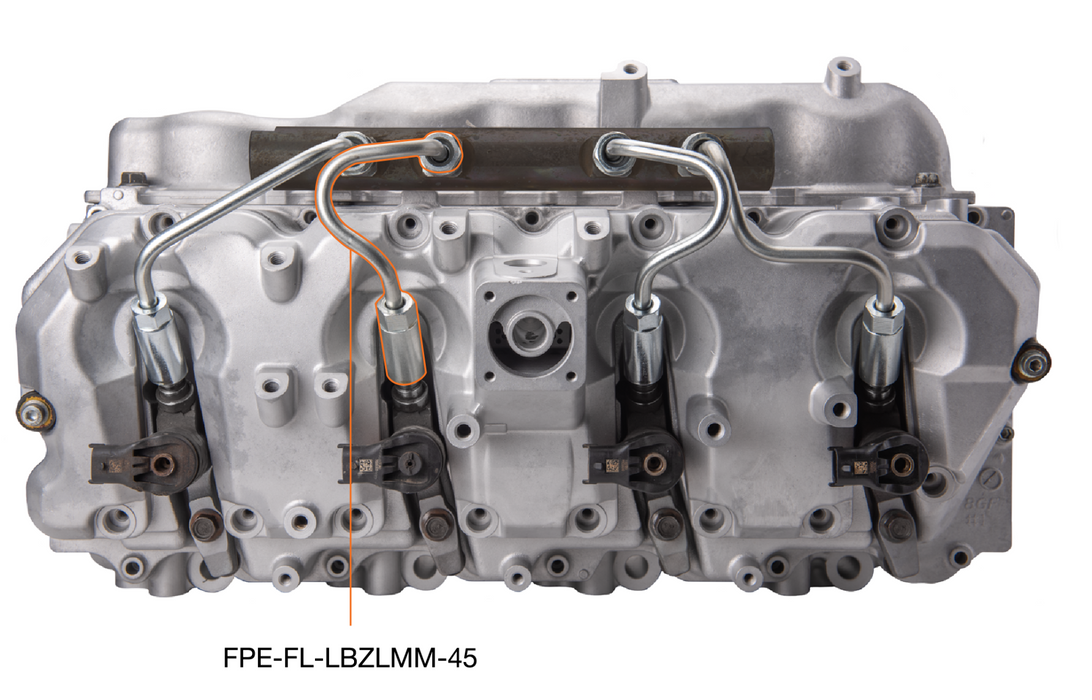Fleece Performance FPE-FL-LBZLMM-45 LBZ/LMM Duramax High Pressure Injection Line (Number 4 and Number 5) Fleece Performance - Truck Part Superstore