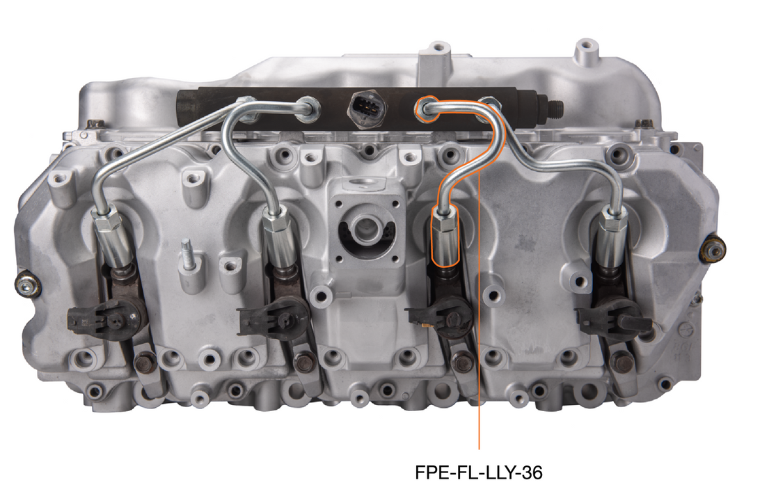 Fleece Performance FPE-FL-LLY-36 LLY Duramax High Pressure Injection Line (Number 3 and Number 6) Fleece Performance - Truck Part Superstore