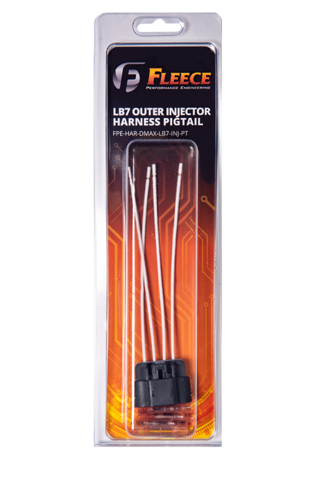 Fleece Performance FPE-HAR-DMAX-LB7-INJ-PT LB7 Duramax Outer Injector Connector Pigtail Fleece Performance - Truck Part Superstore