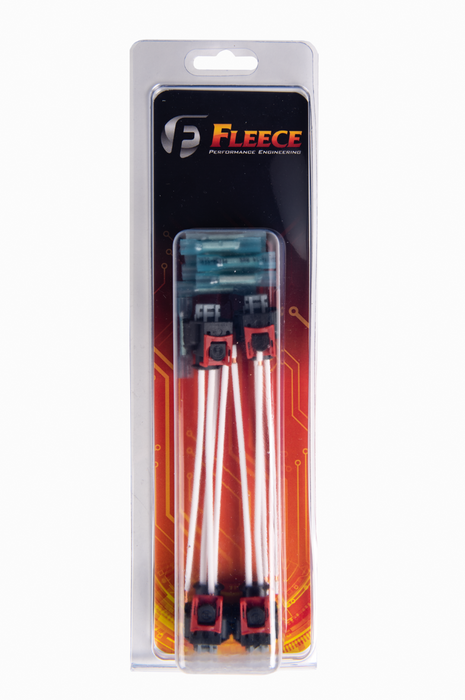 Fleece Performance FPE-HAR-L5P-INJ-PT-4P Replacement Fuel Injector Connector With Pigtail for L5P Duramax - 4 pack Fleece Performance - Truck Part Superstore