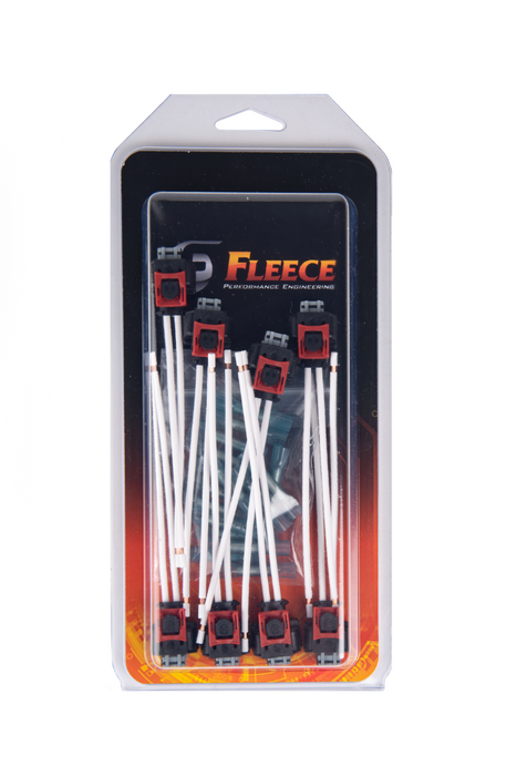 Fleece Performance FPE-HAR-L5P-INJ-PT-8P Replacement Fuel Injector Connector With Pigtail for L5P Duramax - 8 pack Fleece Performance - Truck Part Superstore