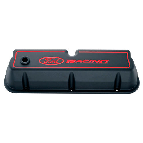 FORD 302-003 Die Cast Alm Valve Cover Set  w/Ford Racing Logo