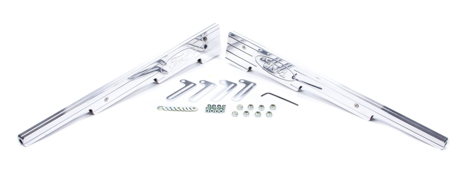 FORD M12297-L900 Billet Wire Loom Kit W/ Ford Oval Logo