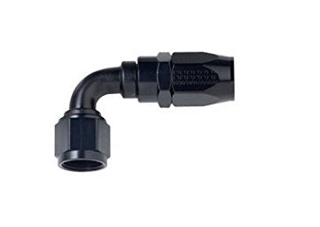 FRAGOLA 109006-BL #6 x 90 Power Flow Hose End Black