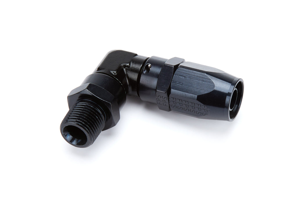 FRAGOLA 199008-BL 8an 90-Deg Hose End to 3/8 MPT Fittng