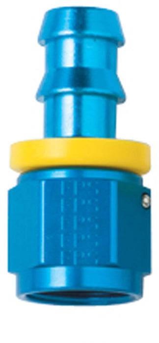 FRAGOLA 200106 Hose Fitting #6 Straight Push Lock