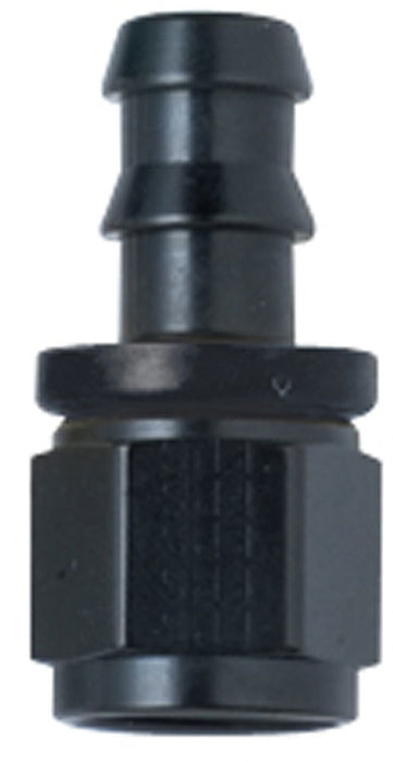 FRAGOLA 200110-BL Hose Fitting #10 Str Push Lock Black