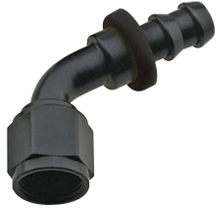 FRAGOLA 206016-BL Hose Fitting #16 60 Deg Push Lock Black