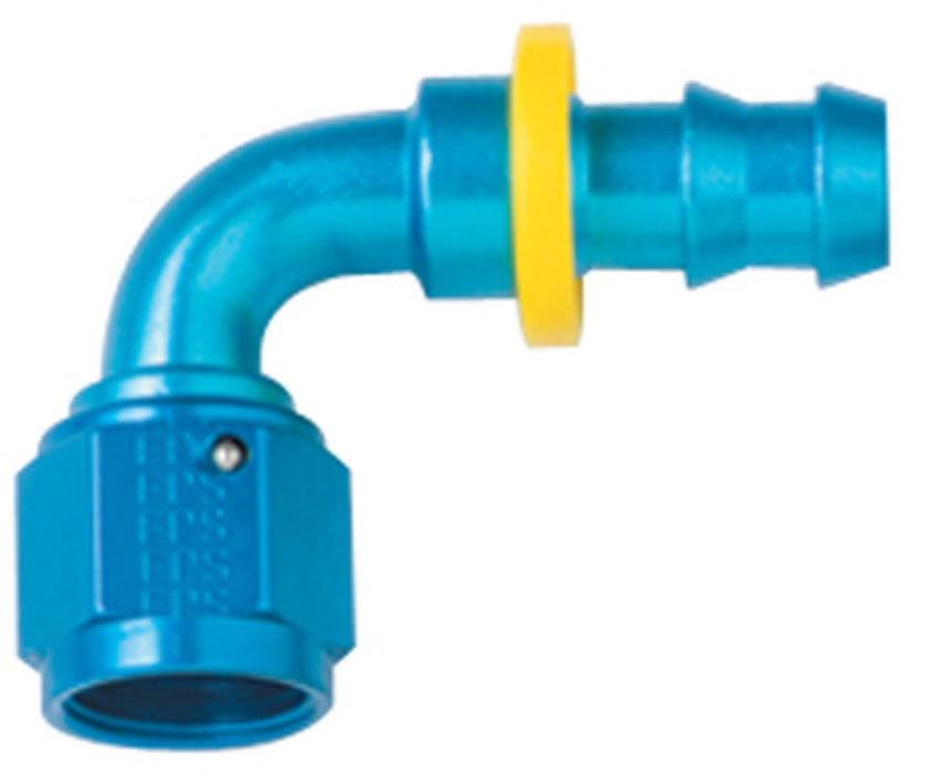 FRAGOLA 209008 Hose Fitting #8 90 Deg Push Lock