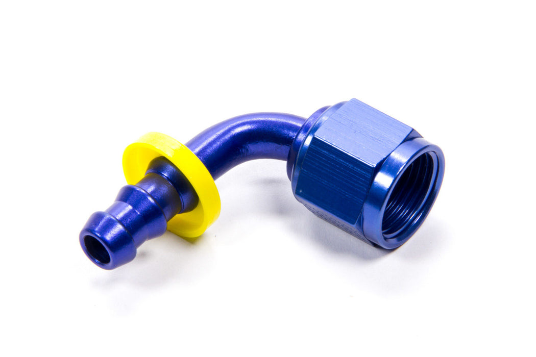 FRAGOLA 209108 Hose Conversion Fitting #8 90deg to #6 Hose