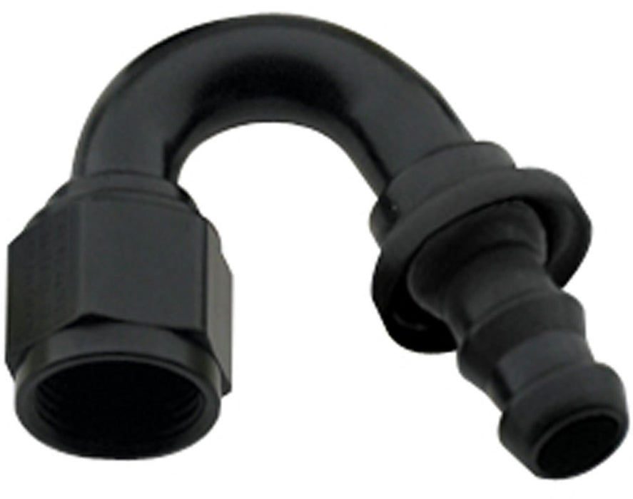 FRAGOLA 215016-BL Hose Fitting #16 150 Deg Push Lock Black
