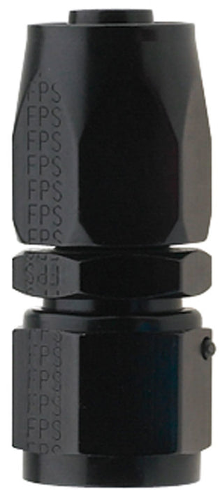 FRAGOLA 220104-BL Hose Fitting #4 Straight Pro-Flow Black