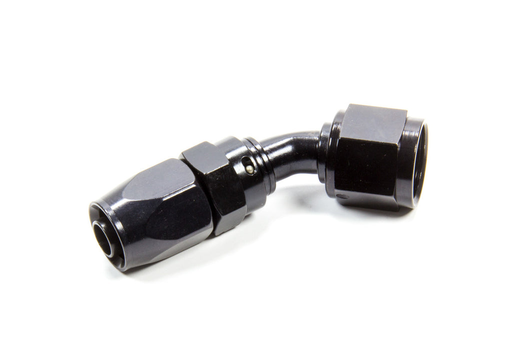 FRAGOLA 224509-BL Hose Fitting #10 45 Deg. to #8 Hose Black