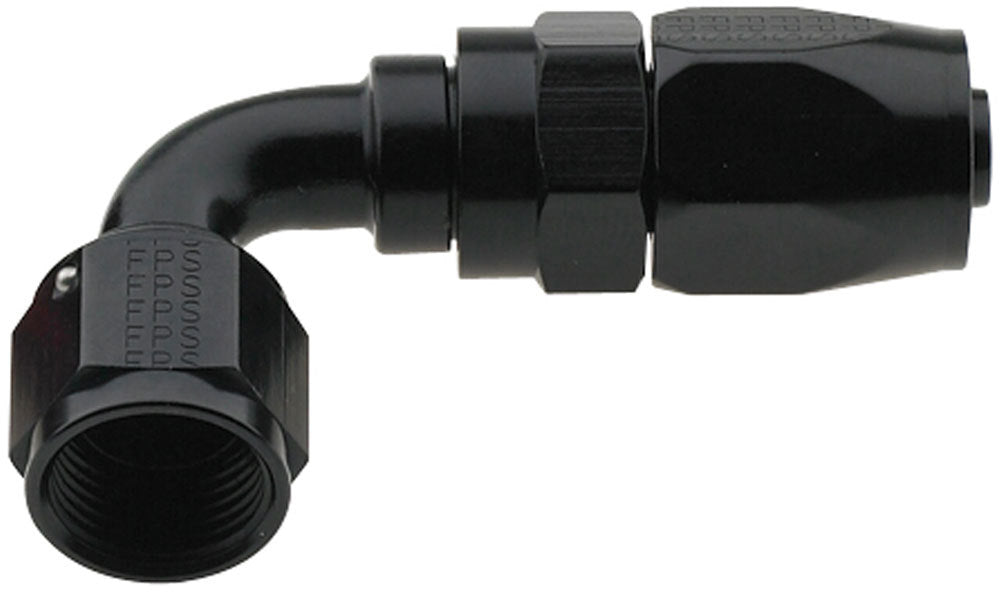 FRAGOLA 229016-BL Hose Fitting #16 90 Deg Pro-Flow Black