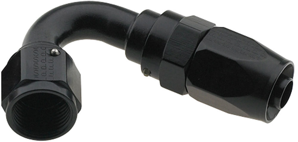 FRAGOLA 231212-BL Hose Fitting #12 120 Deg Pro-Flow Black