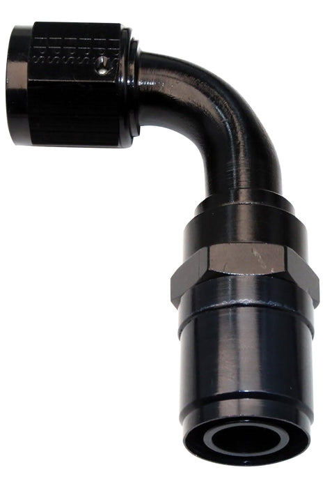 FRAGOLA 2609006 #6 Race-Rite Crimp-On Hose End 90-Degree