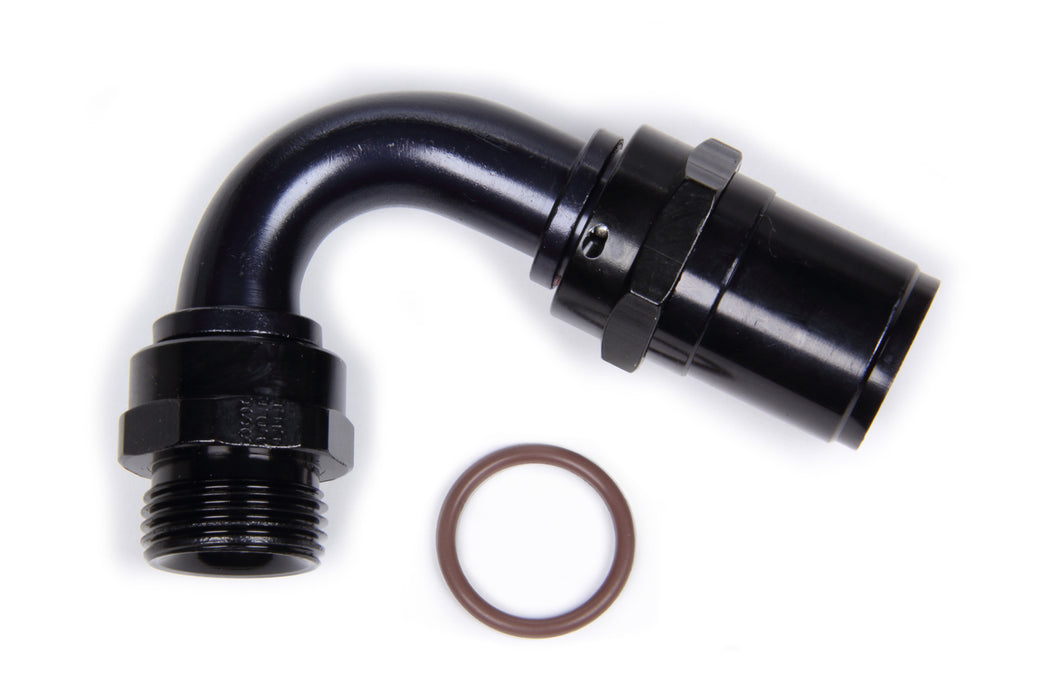 FRAGOLA 2612012-RAD #12 Race-Rite Crimp-On Hose End 120-Degree