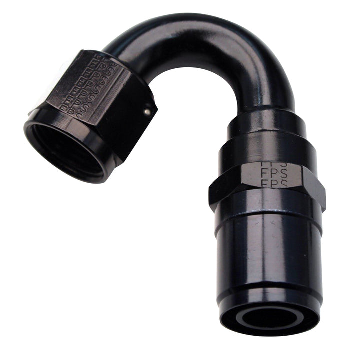 FRAGOLA 2615010 #10 Race-Rite Crimp-On Hose End 150-Degree