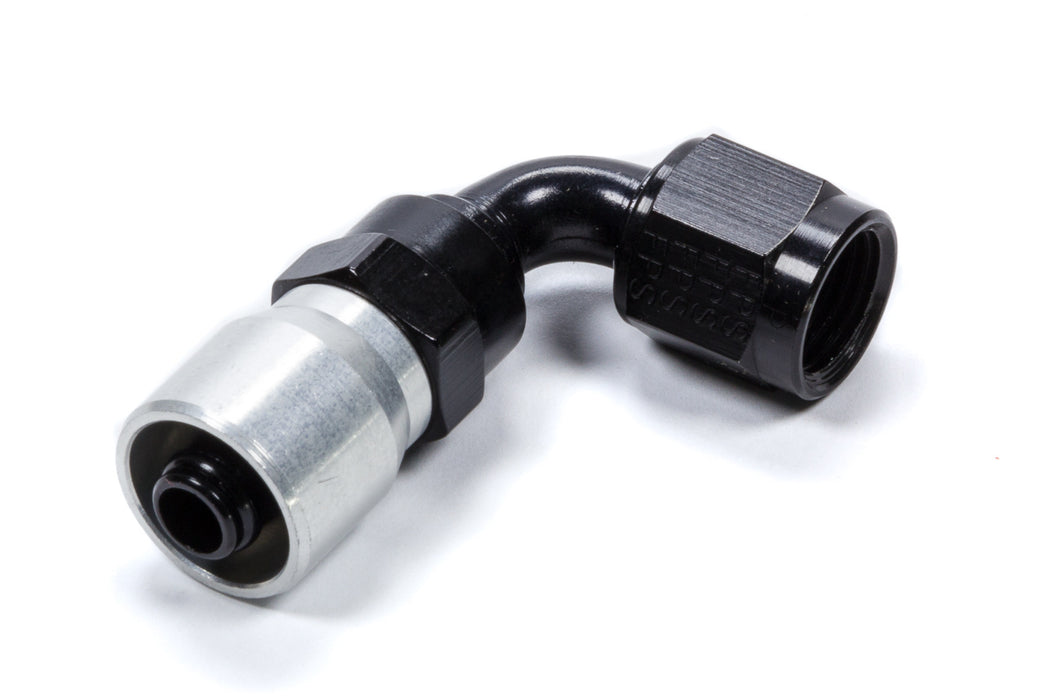 FRAGOLA 3109004 #4 90-Deg Crimp Hose Fitting