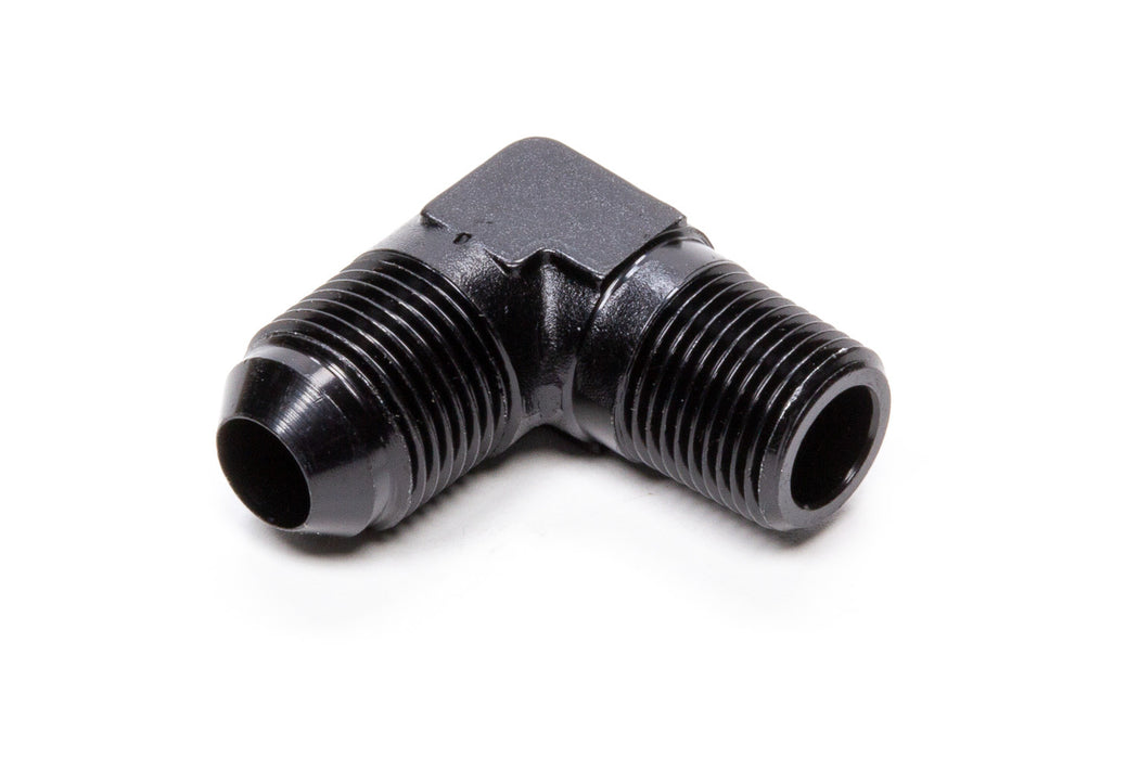 FRAGOLA 482207-BL 90 Deg Adapter Fitting #8 x 1/4 MPT Black