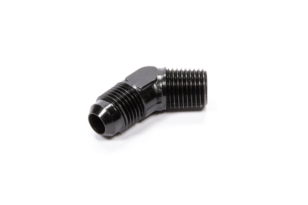 FRAGOLA 482307-BL 45 Deg Adapter Fitting #8 x 1/4 MPT Black