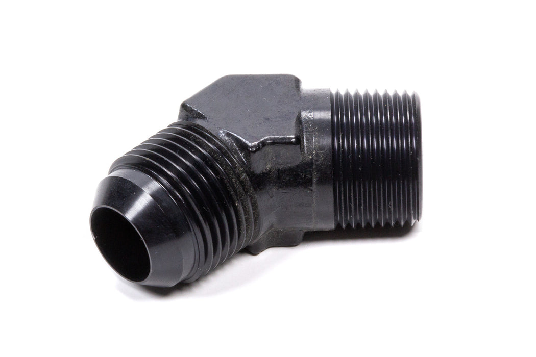 FRAGOLA 482310-BL 45 Deg Adapter Fitting #10 x 1/2 MPT Black