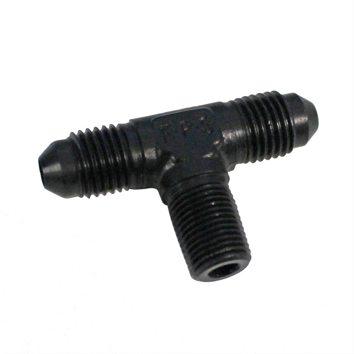 FRAGOLA 482504-BL 4an Tee 1/8 MPT On The Side - Black