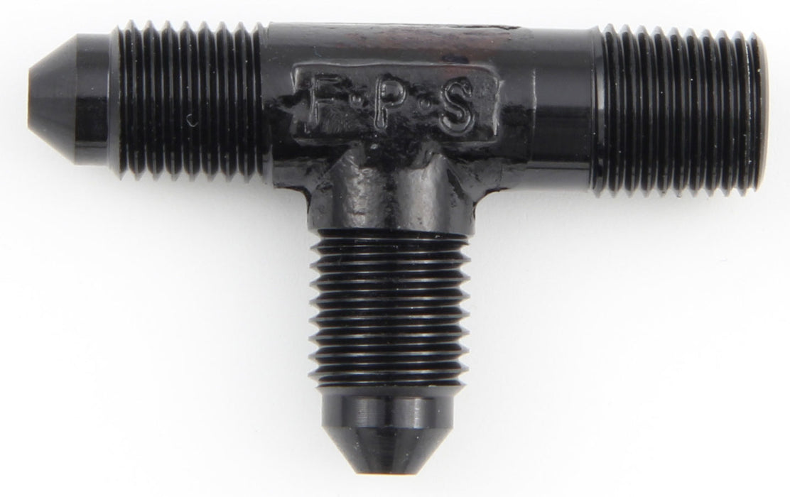 FRAGOLA 482603-BL #3 x 1/8 MPT Tee Fitting Black