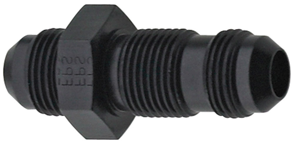FRAGOLA 483212-BL Str Bulkhead Fitting #12 Black