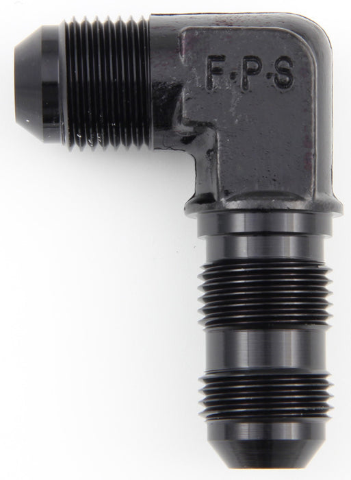 FRAGOLA 483304-BL #4 x 90 Deg Bulkhead Fitting Black