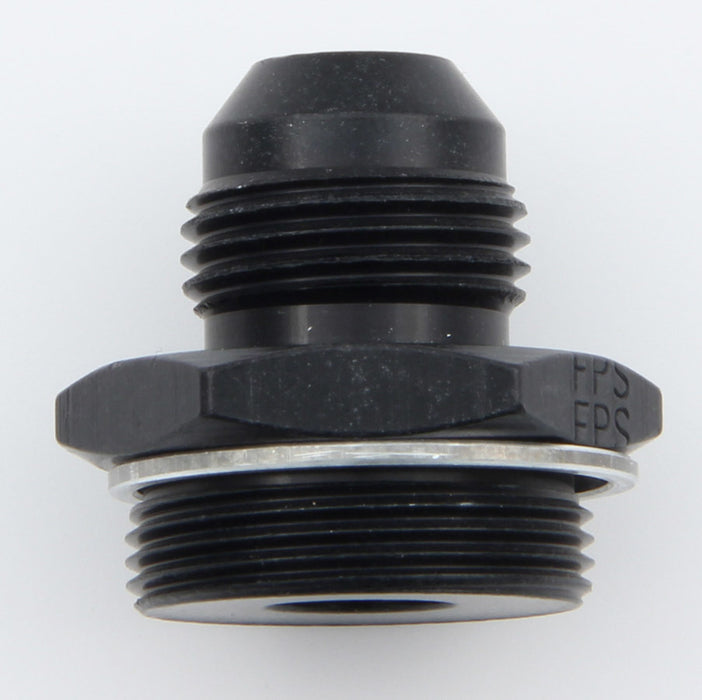 FRAGOLA 491965-BL Male Adapter Fitting #8 x 1-20 Rochester Blk