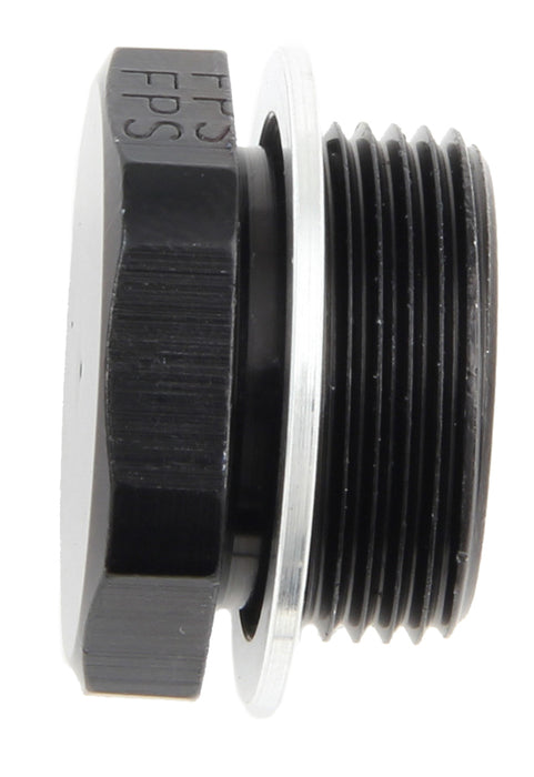 FRAGOLA 491980-BL Inlet Plug 7/8-20 Blank Black