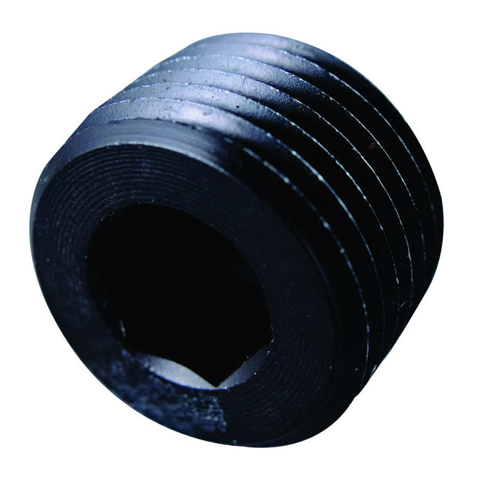 FRAGOLA 493204-BL 3/8 MPT Allen Pipe Plug Black