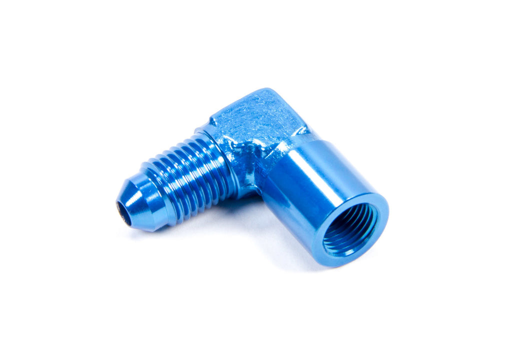 FRAGOLA 495023 #4 Male x 1/8 FPT 90 Deg Gauge Adapter Inline