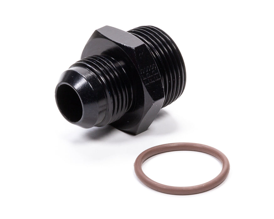 FRAGOLA 495118-BL #12 x 1-5/16-12 (#16) Radius O-Ring Fitting Bk