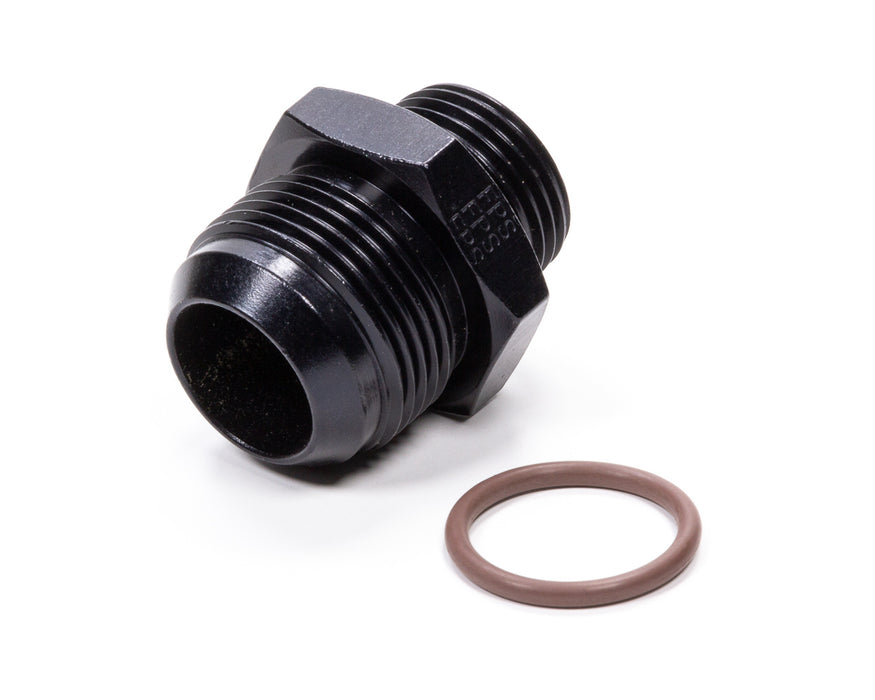 FRAGOLA 495120-BL #16 x 1-1/16-12 (#12) Radius O-Ring Fitting Bk