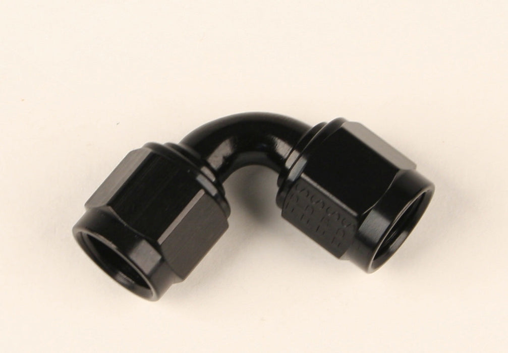 FRAGOLA 496321-BL 4an Female 90-Degree Coupler Fitting Black