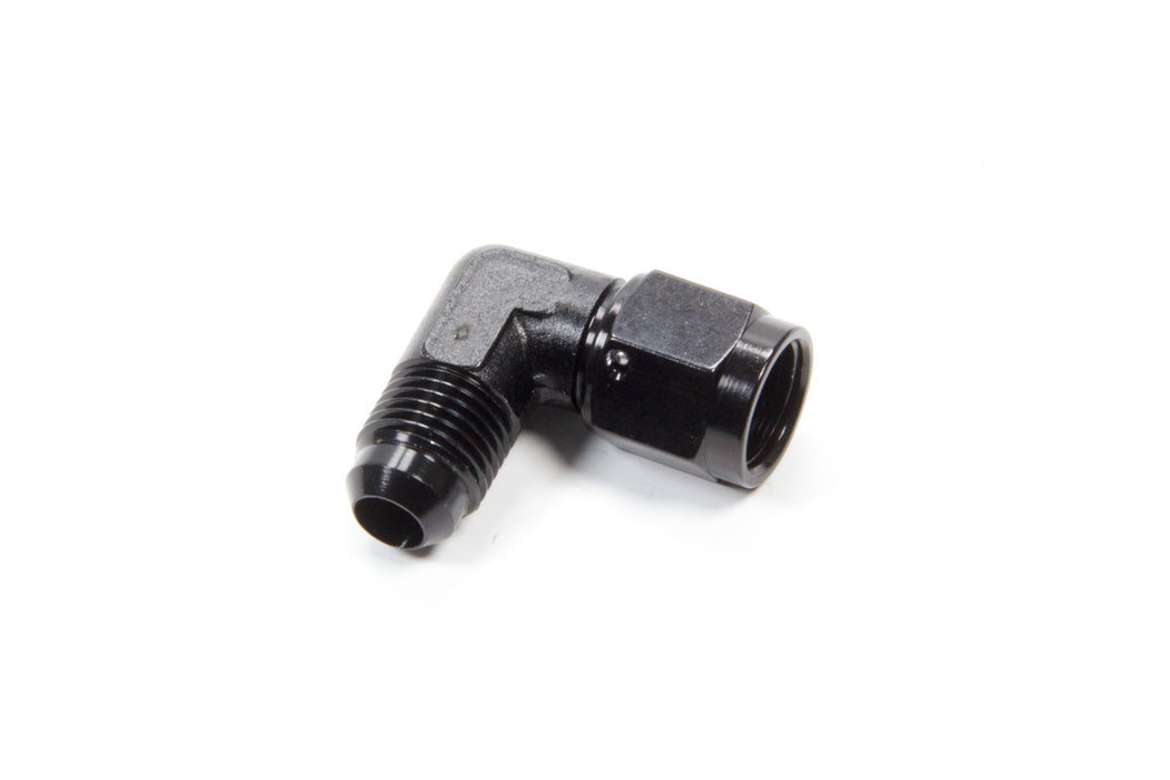 FRAGOLA 498103-BL #6 Female Swivel to Male 90 Degree Fitting Black
