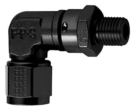 FRAGOLA 499008-BL #8 FEMALE NUT X 3/4-16 ( 8) O-RING 90 DEG SWIVEL