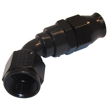 FRAGOLA 686012-BL Hose Fitting #12 60 Deg PTFE Black